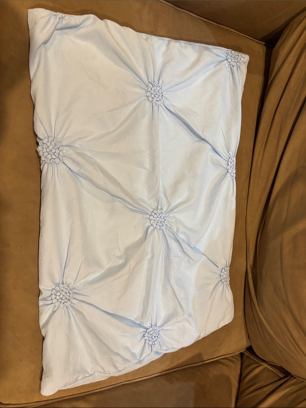 Light Blue Pillowcase Cover